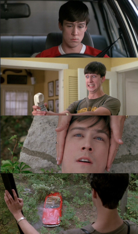 wordupwashington:  goodnewsgiraffes:  Interesting theory of the day:  (not mine) Some say that Ferris Bueller is just a figment of Cameron’s imagination.  This would explain the many unlikely events that happened throughout the day, especially Ferris