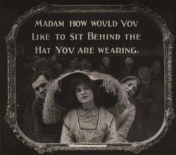 fondling:  inennui:  1910s-era movie theater etiquette Public Service Announcement  