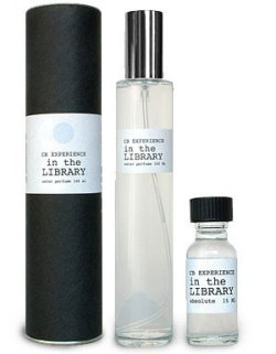 raising-romulus:  throughthelabyrinth:  lydianea:  libraryland:  In The Library Perfume The scent: English Novel taken from a Signed First Edition novel, Russian &amp; Moroccan leather bindings, worn cloth and  a hint of wood polish.  Available from