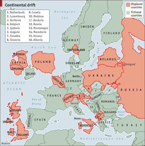 For A New Europe: Redrawing The Map [The Economist via Carlo Lottieri]