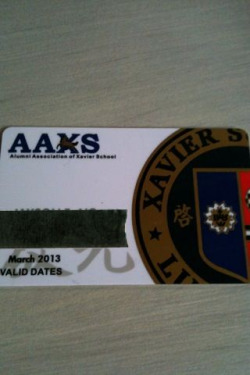 Got my AAXS card today!
I’m officially an alumnus again.