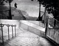 iceblack:  André Kertesz , Stairs of Montmartre,