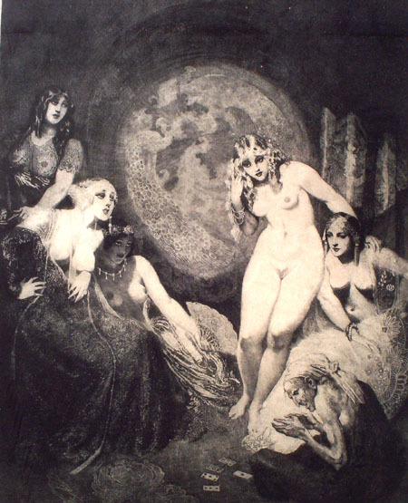 moi-amourette:  valandraa:   Norman Alfred Lindsay    1879-1969: Beauty’s Fortune  