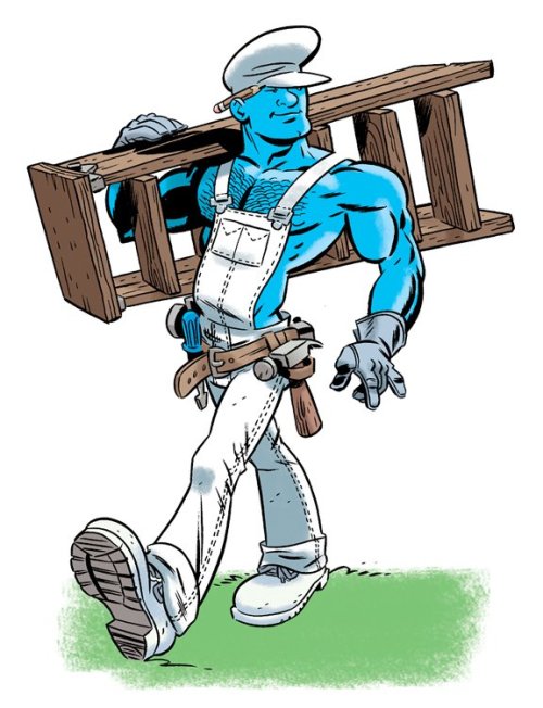 homocomix: Now, as an adult man, I can see the gay semiotics in The Smurfs. Handy Smurf is the first