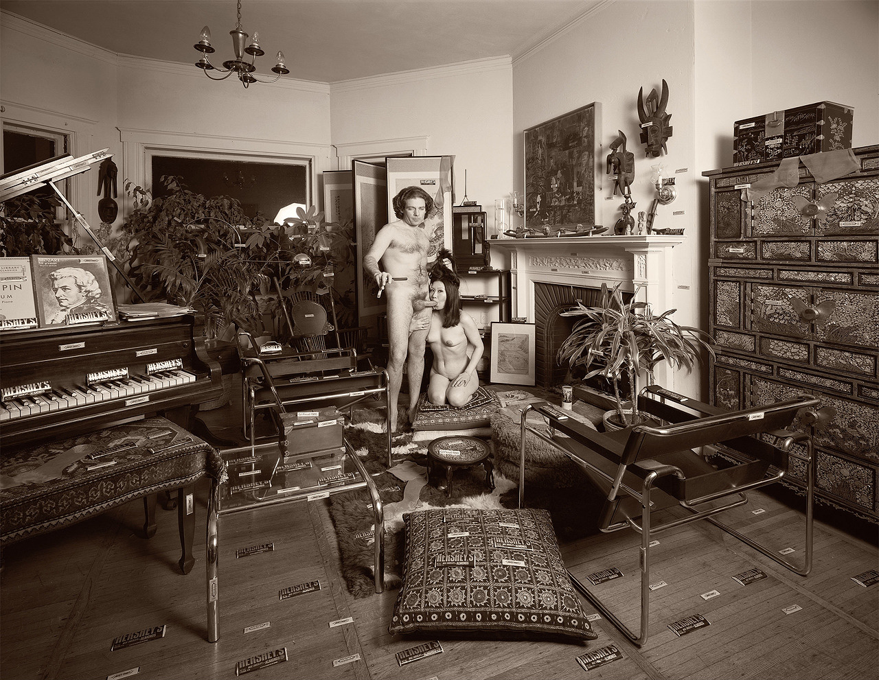 GI Freud Printed by Les Krims, in a Basement in Buffalo, Ny, a Failed Border Town