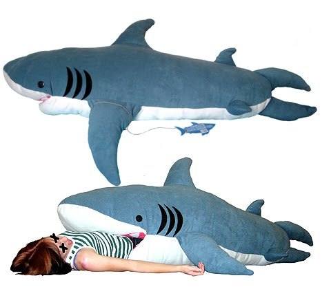 thedailywhat:   Buy This: ChumBuddy shark-themed sleeping bag by Kendra Phillips.