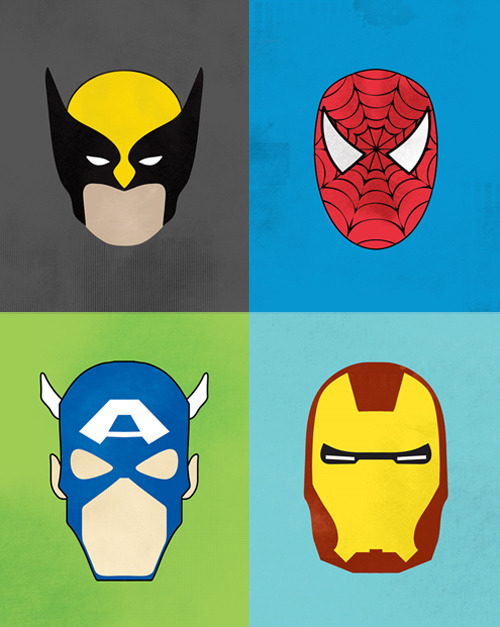 Amazing Marvel minimalist poster designs by Inder Nagra! He is on a mission… a mission to keep his design skills sharp on a daily basis. Check out Design Somethin’ to watch him do it to it.
Design Something Everyday | 365 Designs by Inder Nagra...