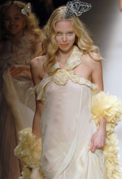 Tanya Dziahileva and Sasha Pivovarova @ Sonia Rykiel Spring 2008