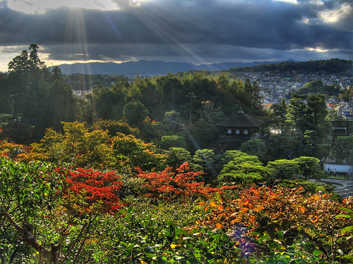 Ginkakuji temple. Kyoto (HDR) (by EugeniusD80)