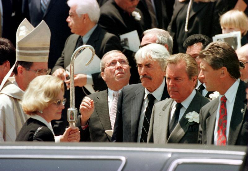 War is Peace — Barbara Sinatra at her husband, Frank's funeral on...
