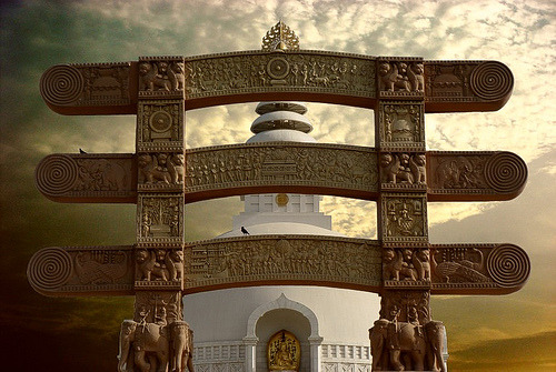 Vishwa Shanti Stupa, New Delhi, India ©  Atul Tater