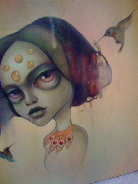 I’ve been a horrible tumblrer as of late. sorry. I’m working on my solo show with Art Whino which opens in July. Don’t wanna post too many sneakipeekis… but here’s one.  I’ll post more info on the show later. Bai bai.