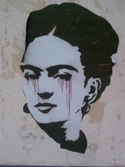 (via banksystreetart) Crying Frida&hellip;