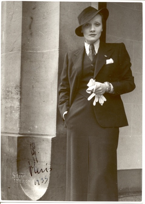 vintagelesbian:  jennydreadful:  Marlene Dietrich.  Photograph taken by her lover