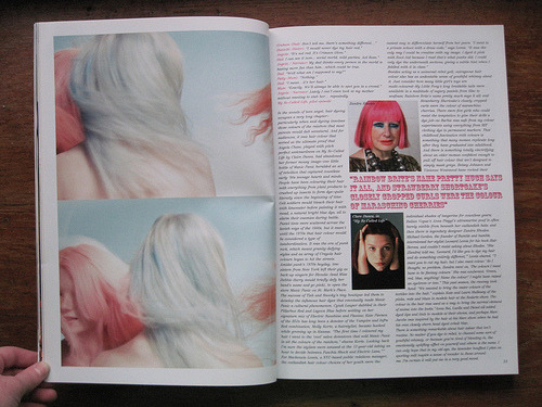 dowahhdoo:  style rookie   Oh, wow, my mum used to work for Zandra Rhodes (the lady