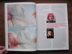 dowahhdoo:  style rookie   Oh, wow, my mum used to work for Zandra Rhodes (the lady with the pink hair on the right page).