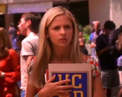 doubledoors:  tuffghostevan:  Conservative Girl: Have  you accepted Jesus Christ as your personal savior?Buffy: Uh, you know I meant to, and then I just got really busy.  