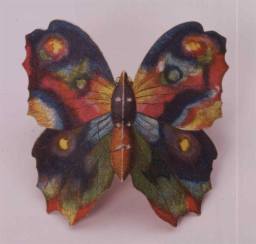 1910-again:crashinglybeautiful:Walt Whitman’s cardboard butterfly (Library of Congress, back here)(P