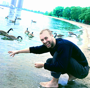 Chris Martin & some geese