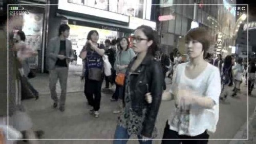 2YOON in the street at Tokyo.