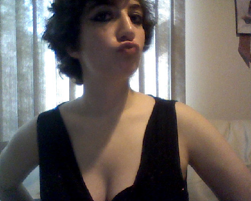 Sparkling tops and exposing cleavage are obviously the way to go to see Adam Lambert. Full report after the concert, bitches!  Feel free to follow my Twitter (@donnerdont) if you’re curious :3