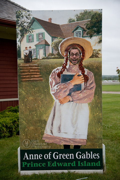 Neff on Prince Edward Island in Canada. It had been a long drive through Nova Scotia,