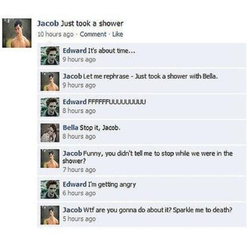 defineangelo-fuckyou:  beverlyyem:  thosemilkncookies:  haotoe:  LMFAOOO!!! omg stupid jacob.  (via vietrawrx3) ok i admit of all the twilight crap ive seeen THIS is gold LOL    