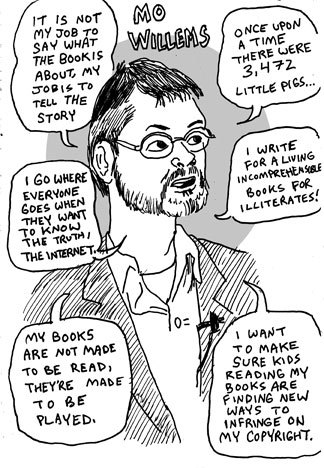 Mo Willems speaking at the Center For Cartoon Studies by David Yoder
From a batch of student sketches of visiting speakers. Sez Robyn Chapman, “CCS has a pro-doodling policy during our Visiting Artist lectures.”
Link via Mike Lynch.