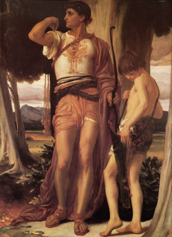 rhaegartargaryen:  “Jonathan’s Token to David” (1868) Lord Sir Frederic Leighton, Oil on canvas, Minneapolis Institute of Arts (Minneapolis, Minnesota, United States) 