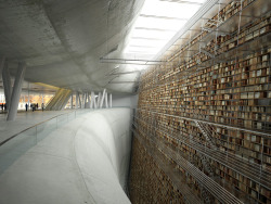 Stockholm library interior via