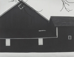 barn detail, winter photo by Minor White,