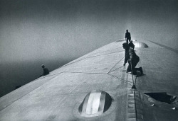 Graf Zeppelin Maintenance crewmen repairing