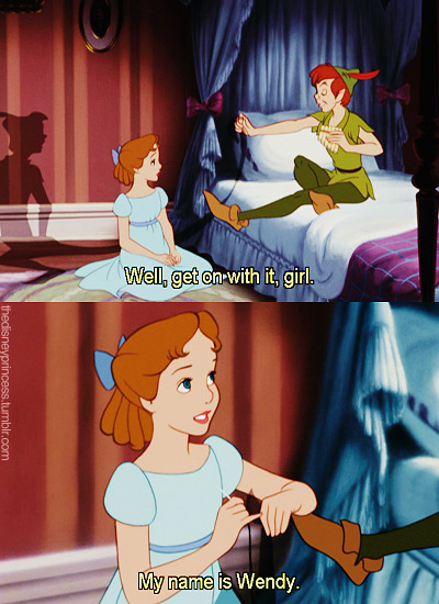 peter pan and wendy quotes tumblr