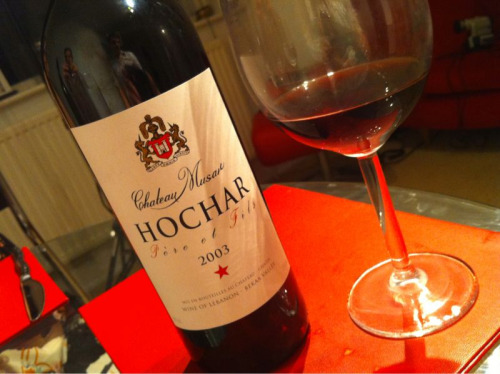 My favourite red wine of all time: Hochar. Country of Origin: The Lebanon.
Absolutely amazing!