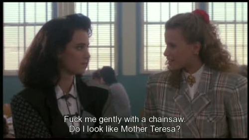 silentpunk:  feistyfeminist:  brave-slut:  (via christmasmiracle)  I used to quote this movie all th