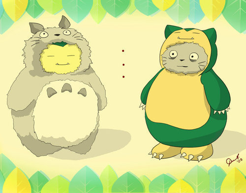 thrognobonk:  Totoro & Snorlax ~jennylong:  (via jennylong-deactivated20101112)