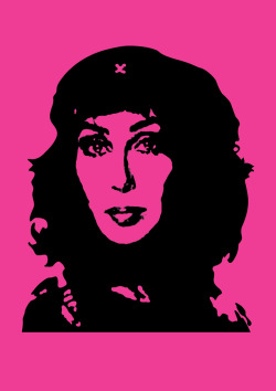 mrpinky:  jonnodotcom:  Scott King - Pink Cher, 2008 (@ Saatchi Gallery, London)  More Pretty In Pinky  