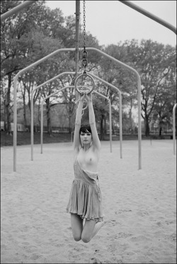 erocica:  blushingviolet:  I have a fondness for playgrounds.   Because I have wicked memories of things that happened at the top of a playground treehouse thing when it was very dark, and I was very naughty. The next day, I had bruises on my knees and