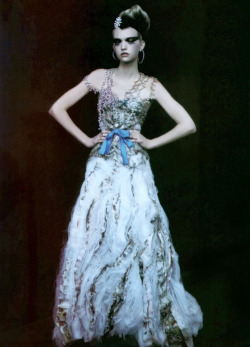 Gemma Ward by Paolo Roversi in Vogue Italia