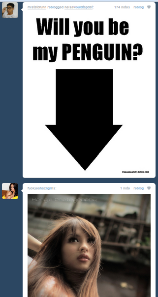 ;O i want her to be my penguin !! 