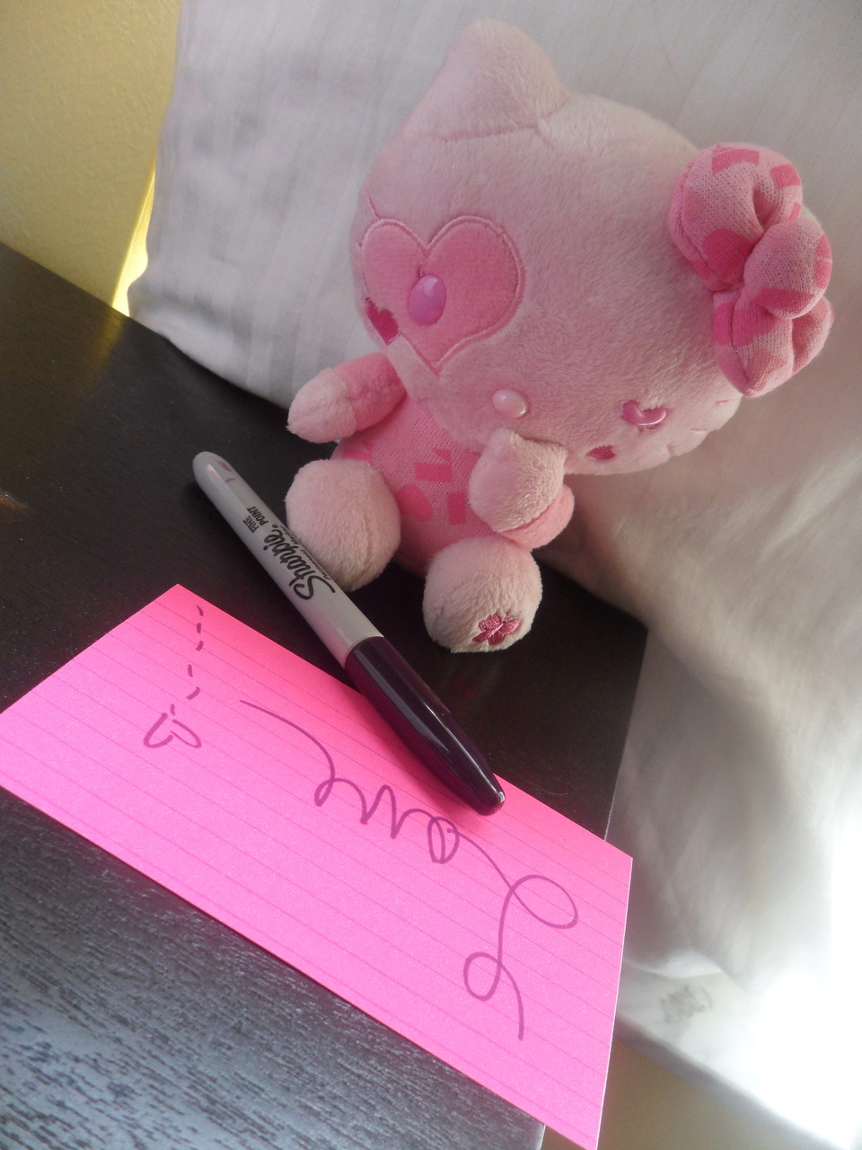 bbqpaul:  adorkableamy:  herro kitty   @BBQPaul , LOOK!!!!!! YOU GAVE ME THIS LAST
