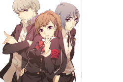 Love this. I love this. Protagonists from 3 &amp; 4. Minako is so cute I can&rsquo;t stand iiiiiiiit.