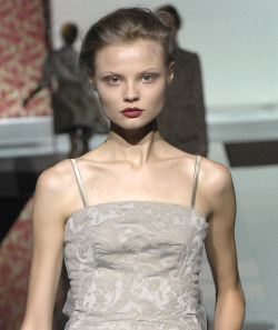 Magdalena Frackowiak At Dolce And Gabbana Spring 2008