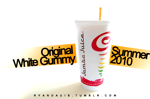 ryandauis:  Fasshhoooo  WHITE GUMMY! FTW!!!