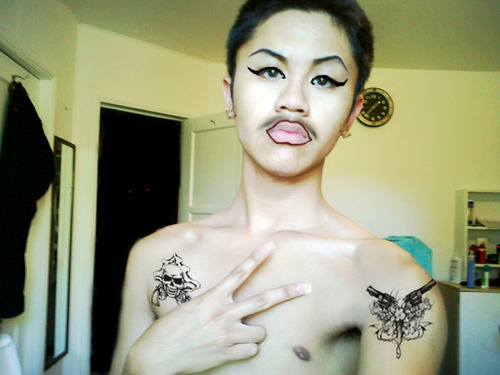 ayeexnikkkibabyy:  — BOY, why you so sexy for ? ;D  can i holla @ dat ? (: 