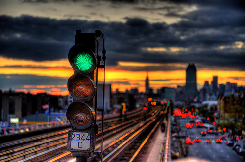 Manhattan Bound: Green light - Times Square, New York, USA © Tony Shi, NY-NJ