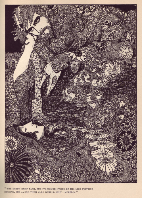 voyeurismisparticipation:  chimaeraman:  lucyphermann:  laubenoire:  Harry Clarke, Poe, Tales of Mystery and Imagination, 4    