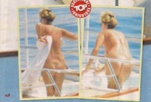 XXX Paola Ferrari completamente nuda in barca! photo