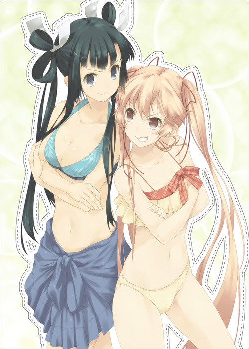 iro: sjmp:  nopnop: 2girls bikini breasts cleavage crossed arms mizuki makoto multiple girls navel o