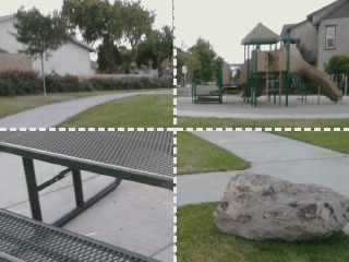 short walk across the block…i like going here.